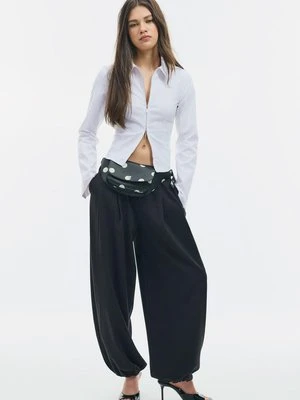 Stradivarius Dopasowana koszula bengalska z podwójnym zamkiem  Biały