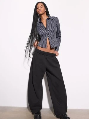 Stradivarius Dopasowana koszula  SZARY DENIM