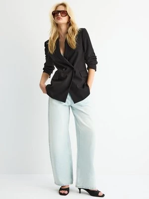 Stradivarius Dopasowana marynarka  Czarny