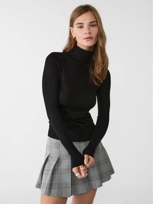 Zdjęcie produktu Stradivarius Dzianinowy sweter z golfem  Czarny