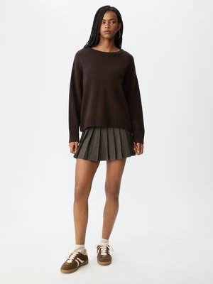 Stradivarius Jersey punto cuello redondo  Brązowy