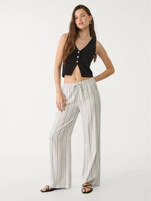 Stradivarius Dzianinowy top z guzikami  Czarny