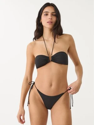 Zdjęcie produktu Stradivarius Top od bikini z dekoltem U  Czarny
