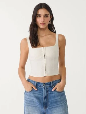 Zdjęcie produktu Stradivarius Gorsetowy top na ramiączkach  Kamień