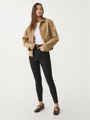 Stradivarius Jeansy z bardzo wysokim stanem  Czarny