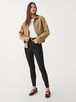Stradivarius Jeansy z bardzo wysokim stanem  Czarny
