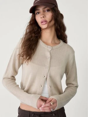 Zdjęcie produktu Stradivarius Kardigan z dzianiny z guzikami  Kamień