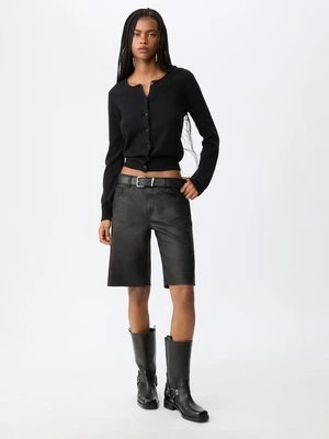 Stradivarius Kardigan zapinany na guziki  Czarny