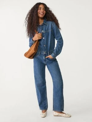 Stradivarius Kombinezon jeansowy  Jasnoniebieski