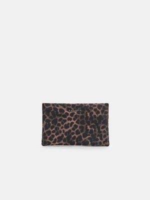 Stradivarius Kosmetyczka na zamek błyskawiczny panterka  Brązowy