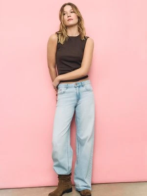 Zdjęcie produktu Stradivarius Koszulka basic bez rękawów  Brązowy