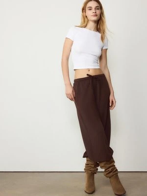 Stradivarius Koszulka basic slim fit  Biały