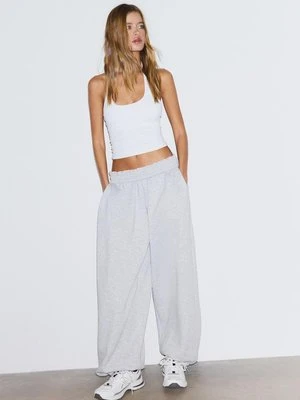 Stradivarius Koszulka z dekoltem halter  Biały