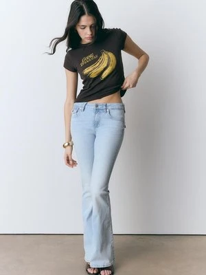 Stradivarius Koszulka z krótkim rękawem z bananem  Brązowy