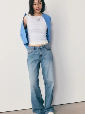 Stradivarius Podwójna koszulka  Popielaty