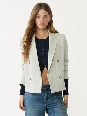 Zdjęcie produktu Stradivarius Krótka dwurzędowa marynarka  Ecru