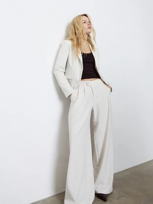 Stradivarius Krótka marynarka  Kość słoniowa