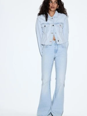 Stradivarius Kurtka jeansowa  ŚREDNIOJASNY NIEBIESKI DENIM