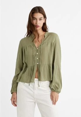 Stradivarius Luźna bluzka w stylu boho  Khaki