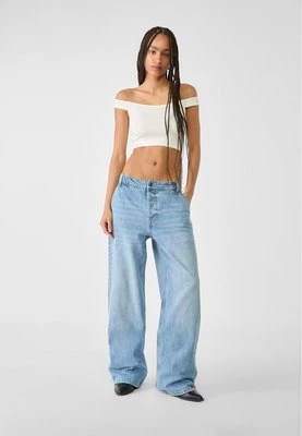 Stradivarius Luźne jeansy baggy  Denim