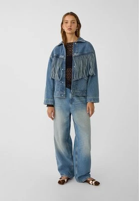 Stradivarius Luźne jeansy baggy  Denim