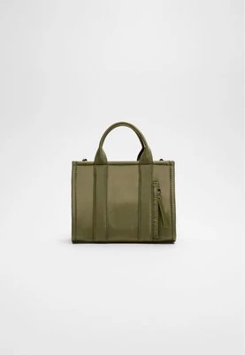 Stradivarius Mała materiałowa torba tote  Khaki