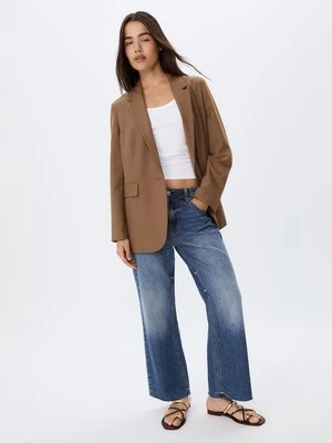 Stradivarius Marynarka regular fit  Brązowy