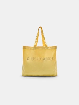 Zdjęcie produktu Stradivarius Materiałowa torba basic  Złoty