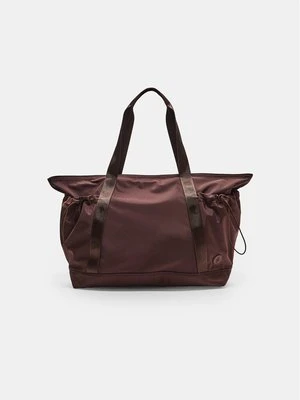 Stradivarius Materiałowa torba shopper  Brązowy
