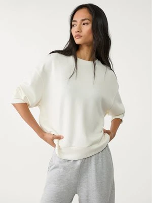Stradivarius Miękka bluza basic  Waniliowy