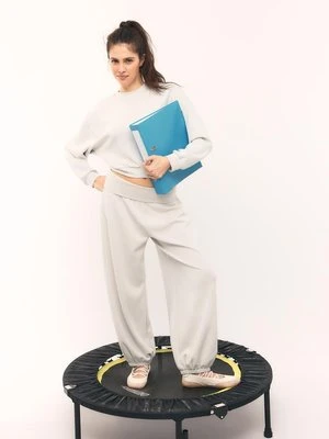 Zdjęcie produktu Stradivarius Miękka bluza z nietoperzowym rękawem  Szary