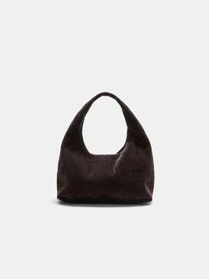 Stradivarius Miękka torebka na ramię  Brązowy