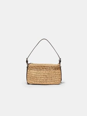 Stradivarius Mini torebka na ramię  Ecru