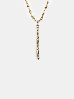 Stradivarius Naszyjnik lariat  Złoty
