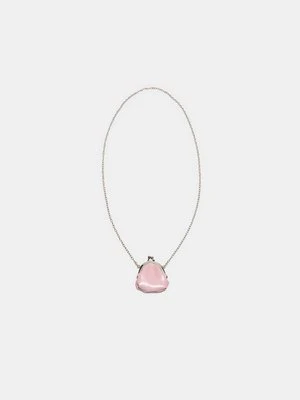 Stradivarius Naszyjnik mini saszetka  Różowy