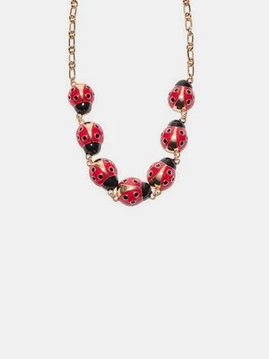 Stradivarius Naszyjnik ogrodowy  Czerwony