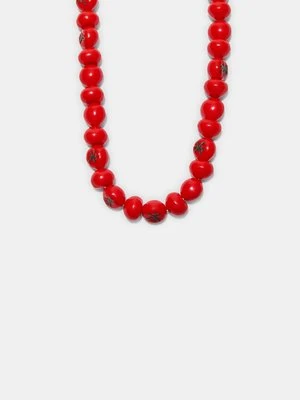 Stradivarius Naszyjnik wieloowocowy z pomidorów  Czerwony