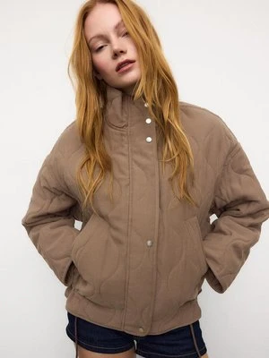 Stradivarius Pikowana kurtka  Brązowy