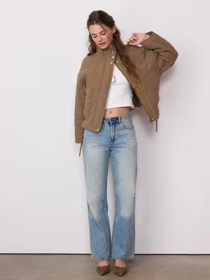 Stradivarius Pikowana kurtka  Brązowy