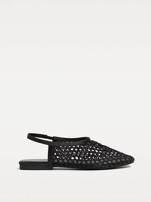 Stradivarius Plecione babouche  Czarny