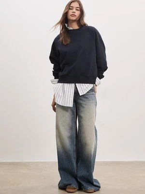 Stradivarius Podstawowa bluza  Ciemnomorski