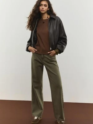 Stradivarius Podstawowa koszulka bez rękawów  Brązowy