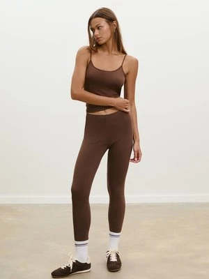 Stradivarius Podstawowa koszulka na ramiączkach  Brązowy