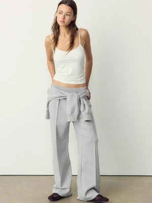 Stradivarius Podstawowa koszulka na ramiączkach  Ecru