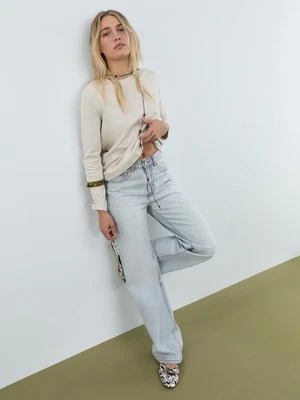 Zdjęcie produktu Stradivarius Podstawowa koszulka regular bawełna  Kamień