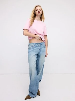 Zdjęcie produktu Stradivarius Podstawowa koszulka regular fit heavy weight  Łososiowy