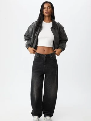 Stradivarius Podstawowa koszulka z poliamidu  Ecru