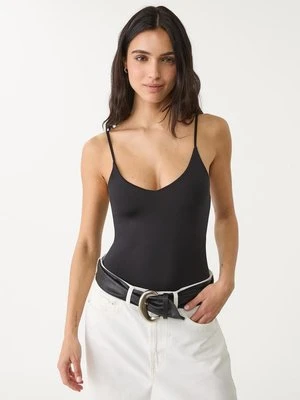 Stradivarius Podstawowe body na ramiączkach  Czarny