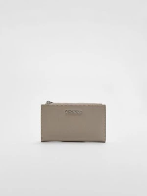 Stradivarius Podstawowy portfelik na zamek błyskawiczny  PRZEZROCZYSTY