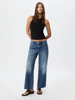 Stradivarius Podstawowy top bokserka  Czarny